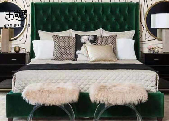 Contemporary button tufted platform queen size gas lift storage bed